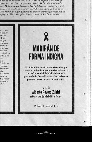 Morirán de forma indigna - Ebook